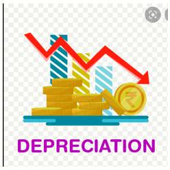 Depreciation  - A decrease in value over a period of time.