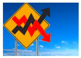 Volatile  - Erratic and unpredictable in behaviour or direction.