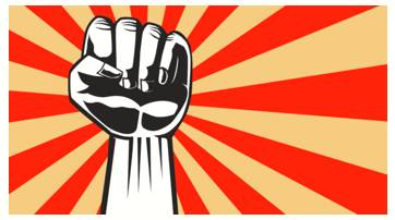 Sedition  - Conduct or speech inciting people to rebel against the authority of a state or monarch.