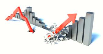Turnaround  - An abrupt or unexpected change, especially one that results in a more favourable situation.