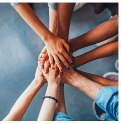 Solidarity  - Support by one person or group of people for another because they share feelings, opinions, aims, etc.