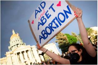 Abortion  - A medical operation in which a pregnancy is deliberately ended and the baby is not born alive.