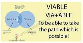 Viable  - Capable of doing what it is intended to do.