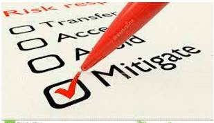 Mitigate   - Make (something bad) less severe, serious, or painful.