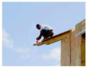 Precarious  - Not safe or certain.