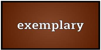 Exemplary  - Typical of its kind