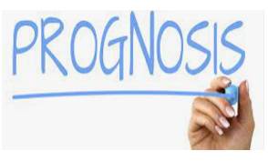 Prognosis  - An estimate about the future of someone or something.