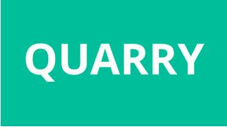Quarry  - a place where large amounts of stone, etc. are dug out of the ground
