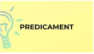 Predicament  - a difficult or an unpleasant situation, especially one where it is difficult to know what to do