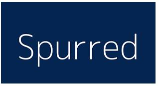 Spurred  - to encourage somebody to do something or to encourage them to try harder to achieve something