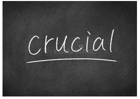 Crucial  - extremely important