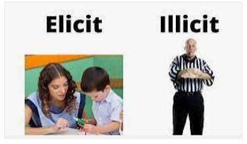 Elicit  - To get information or a reaction from somebody, often with difficulty