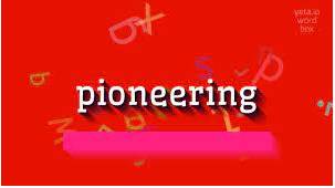 Pioneering - Introducing ideas and methods that have never been used before.