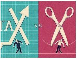 Austerity  - Difficult economic conditions created by government policies aimed at