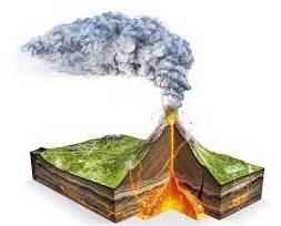 Erupt  - To start happening, suddenly and violently