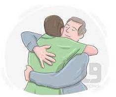 Embrace  - An act of putting your arms around somebody as a sign of love or friendship.