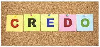 Credo  - A set of beliefs.