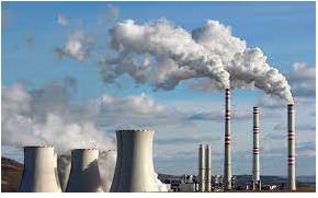 Emission  - The production or sending out of light, heat, gas, etc.