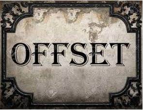 Offset  - To use one cost, payment or situation in order to cancel or reduce the effect of another.