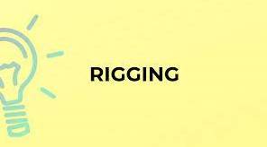 Rigging  - the ropes that support the masts and sails of a boat or ship