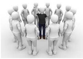 Besiege  - To surround somebody/something in large numbers.