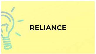 Reliance  - The state of needing somebody/something in order to survive, be successful, etc.
