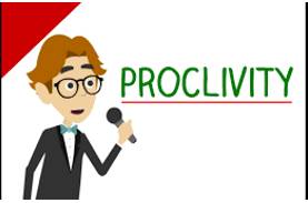Proclivity  - A natural desire or need that makes you tend to do something, often something bad