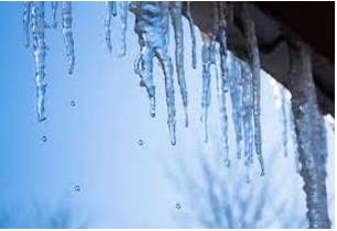 Thaw  - The weather becomes warm enough to melt snow and ice.