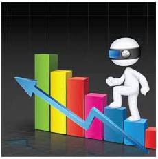 Escalate  - To become greater, worse, more serious, etc.
