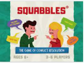 Squabbles  - To argue noisily about something that is not very important.
