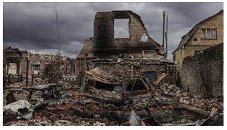 Havoc  - A situation in which things are seriously damaged, destroyed or very confused.
