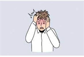 Anxious  - Feeling worried or nervous.