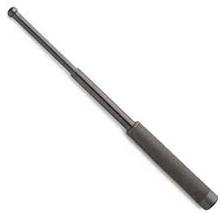 Baton  - A short thick stick that police officers carry as a weapon.