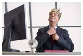 Overweening  - showing that you are too confident or proud