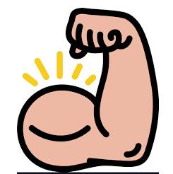 Flex  - to bend, move or stretch an arm or a leg, or pull a muscle tight, especially in order to prepare for a physical activity