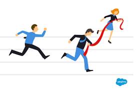 Compete  - To take part in a contest or game.