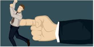 Nudge  - To push somebody gently, especially with your elbow, in order to get their attention.