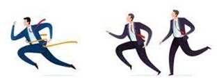 PURSUE   - To follow somebody/something in order to catch him/her/it.  किसी का पीछा करना