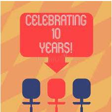 Decennial  - For ten years. (दश)कीय