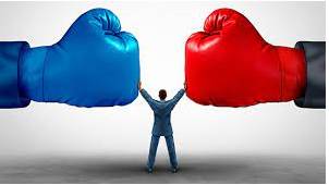 Confrontation  - A fight or an argument