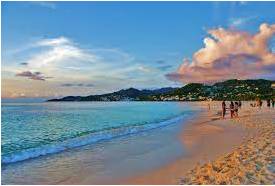 Shore - The land at the edge of a sea or lake.