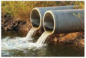 Sewage - The waste material from people’s bodies that is carried away from their homes in water in large underground pipes.