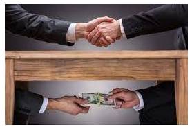 Corruption - Dishonest or immoral behaviour or activities.