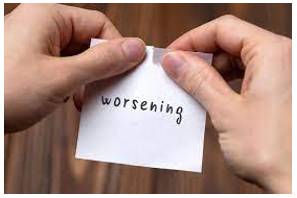Exacerbate - To make something worse, especially a disease or problem.