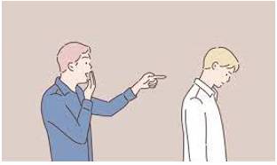 Ridiculing - Subject to contemptuous and dismissive language or behaviour.