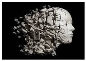 Fragmented - Break or cause to break into fragments.