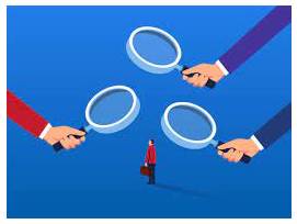 Scrutiny - Critical observation or examination.