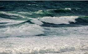 Surging - Increase suddenly and powerfully.