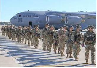 Deploy - To put soldiers or weapons in a position where they are ready to fight.