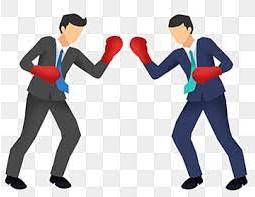 Confronted - Come face to face with (someone) with hostile or argumentative intent.
